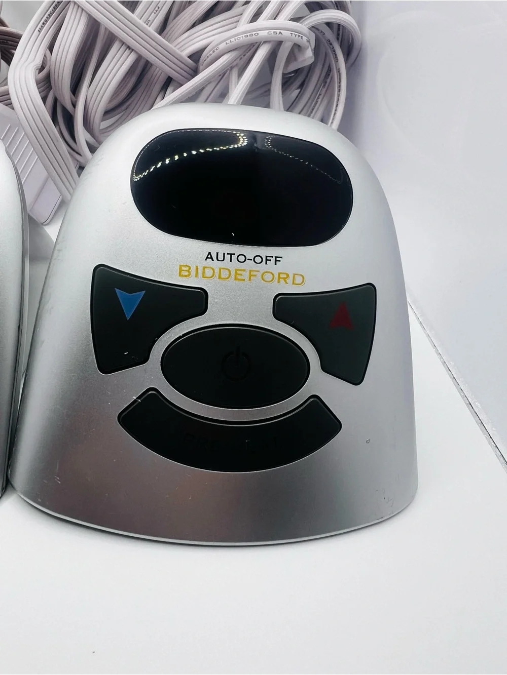 (2) Biddeford Electric Blanket Controllers Dual Control TC16B0 Pre-Heat Auto-Off
